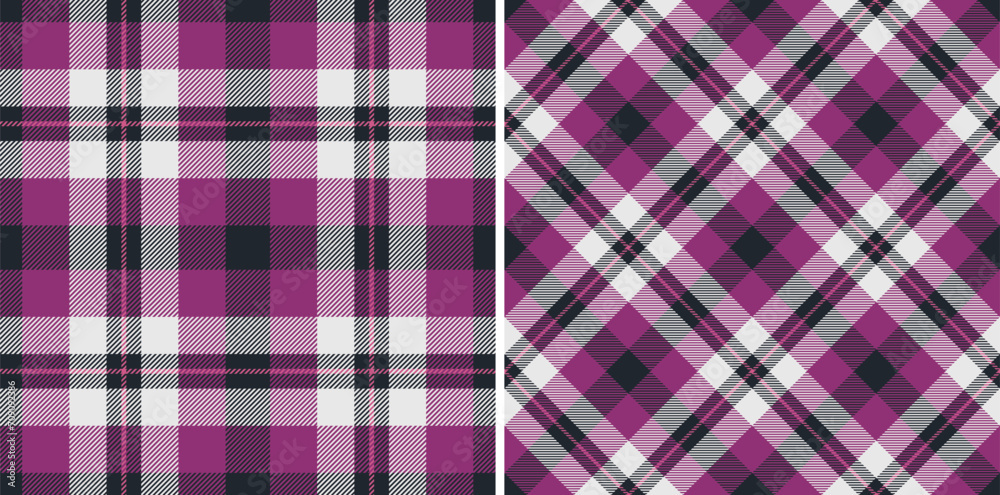 Textile check vector of seamless texture background with a tartan pattern plaid fabric. Textile check vector of seamless texture background with a tartan pattern plaid fabric.