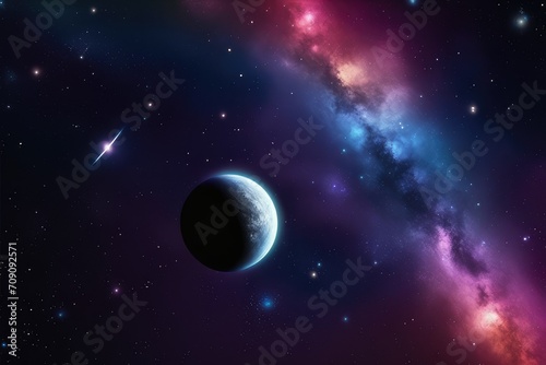 Space, galaxy background design