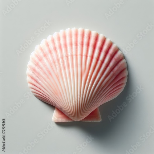 seashell on white