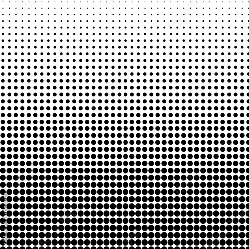 Abstract polka dot background black and white