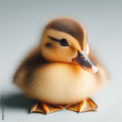 duck isolated on white