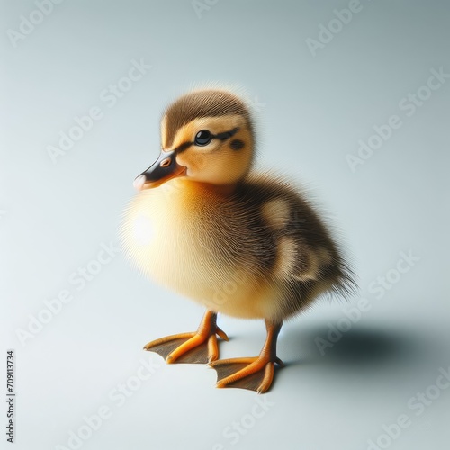 duck isolated on white