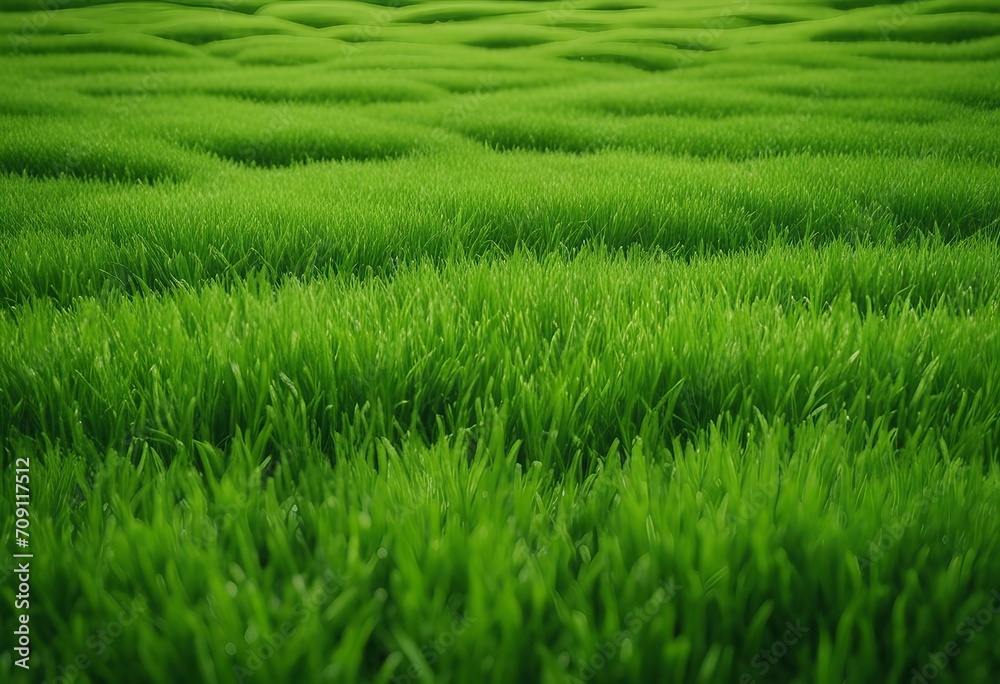 Wide format background image of green carpet of neatly trimmed grass Beautiful grass texture on brig Wide format background image of green carpet of neatly trimmed grass Beautiful grass texture on brig