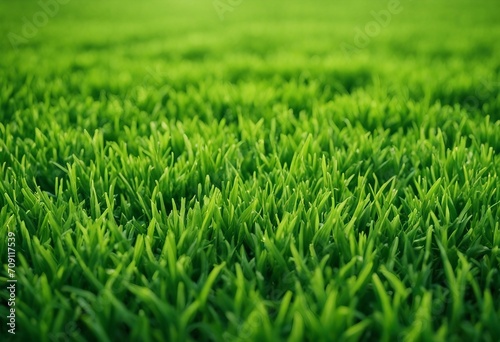 Fotografija Wide format background image of green carpet of neatly trimmed grass Beautiful g
