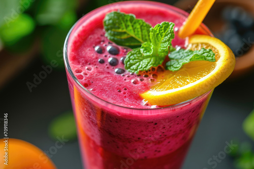 Wallpaper Mural Healthy Smoothie with Vibrant Colors Torontodigital.ca