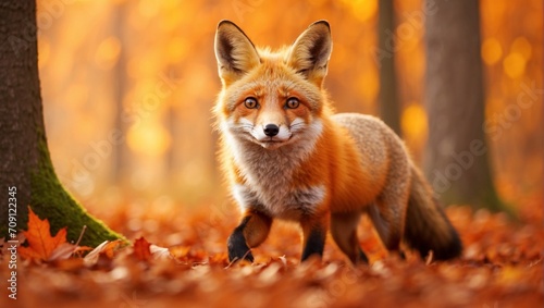 red fox vulpes © Muhammad