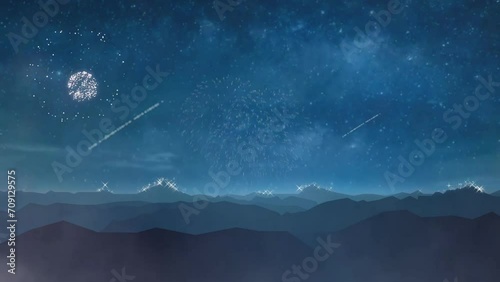 time lapse of the moon and stars