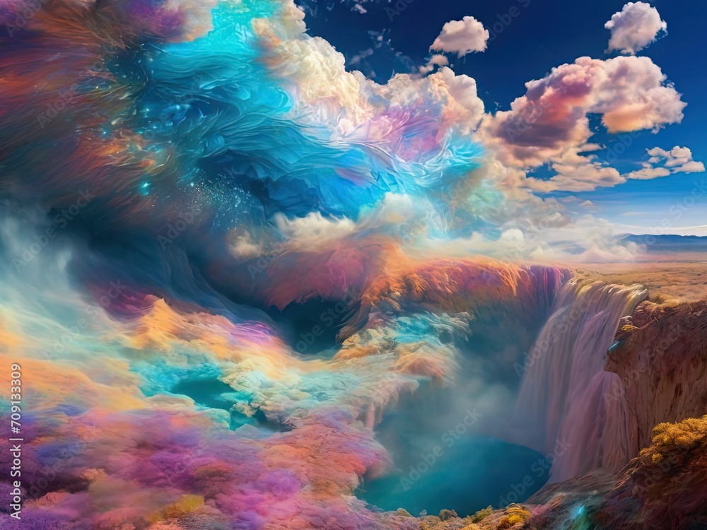 Fantasy, space clouds