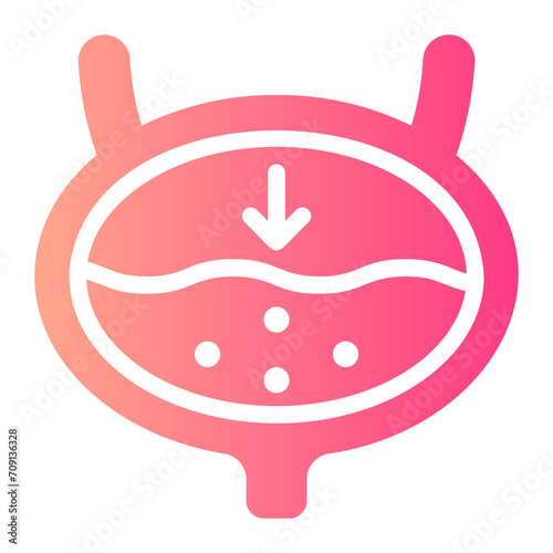 cystitis gradient icon