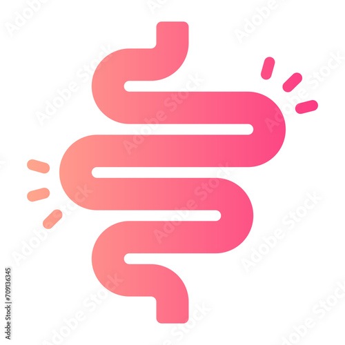 diarrhea gradient icon