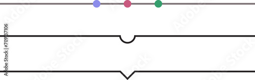 dividing lines, underlines, fringes, highlights, straight lines