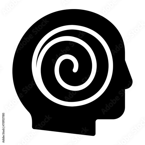 hallucination glyph icon