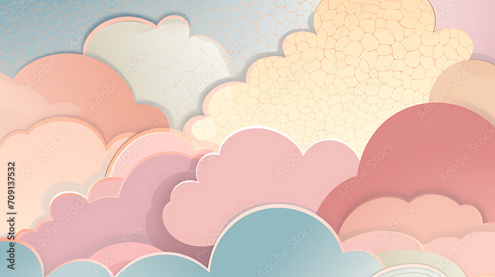 Whimsical Horizons: A Soft Pop Style Artistic Landscape Whimsical Horizons: A Soft Pop Style Artistic Landscape