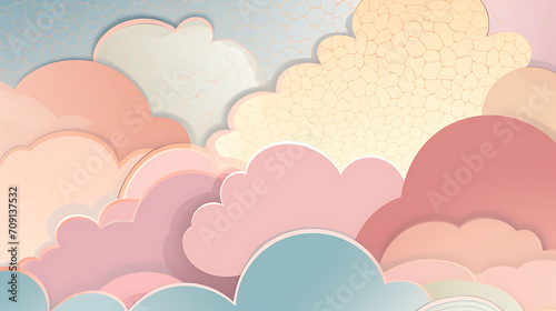 Whimsical Horizons: A Soft Pop Style Artistic Landscape