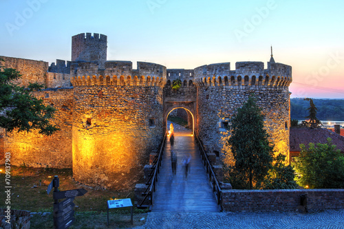 Zindan Gate at Kalemegdan fortress, Belgrade, Serbia photo
