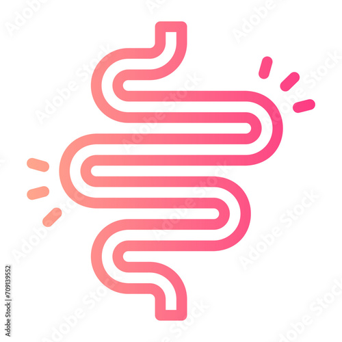 diarrhea gradient icon