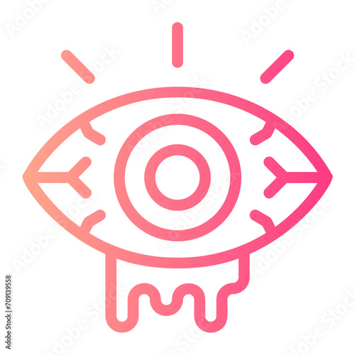 conjunctivitis gradient icon