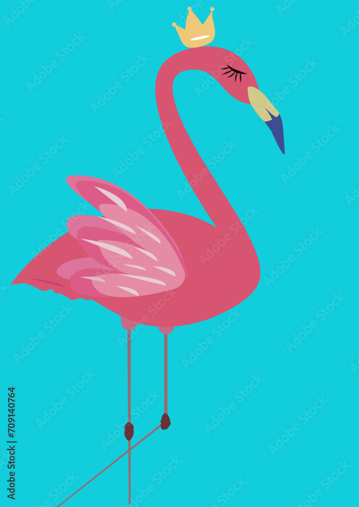 Obraz premium Flamingo
