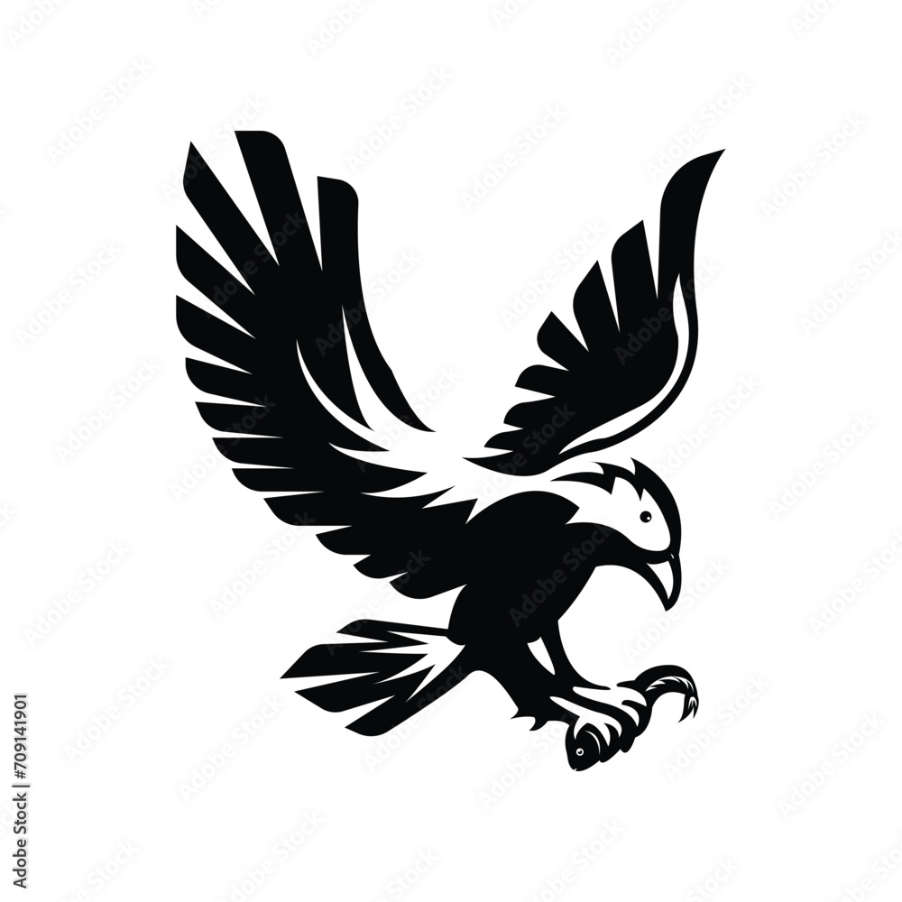 Obraz premium Bald Eagle with Fish