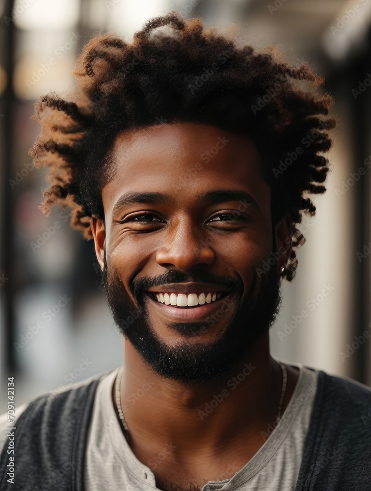 a closeup photo portrait of a handsome black afro american man smiling with clean teeth and a white t-shirt. for a dental ad. guy with beard with strong jawline with white background 4k a closeup photo portrait of a handsome black afro american man smiling with clean teeth and a white t-shirt. for a dental ad. guy with beard with strong jawline with white background 4k