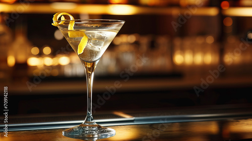 Klassischer Vesper Martini photo