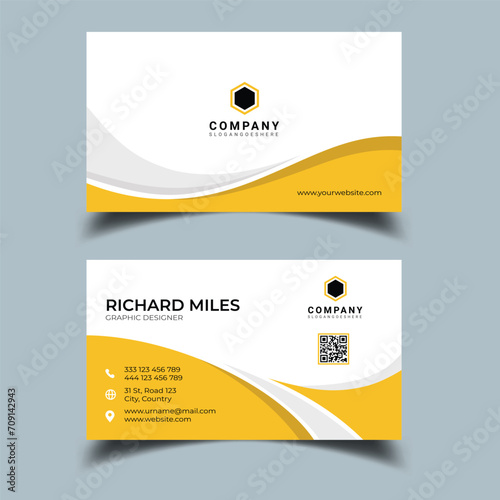 Professional and Modern business card design 