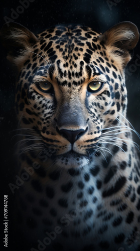 very powerful national geographic image spirit animal tiger created with Generative Ai