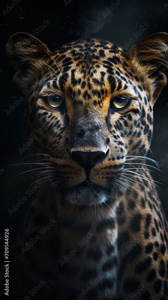 Obraz premium very powerful national geographic image spirit animal tiger created with Generative Ai