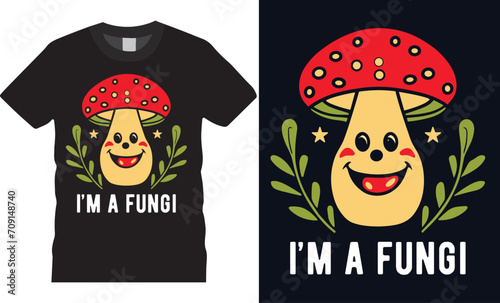 Fungi Fashion  Mushroom T-Shirt for Nature Enthusiasts