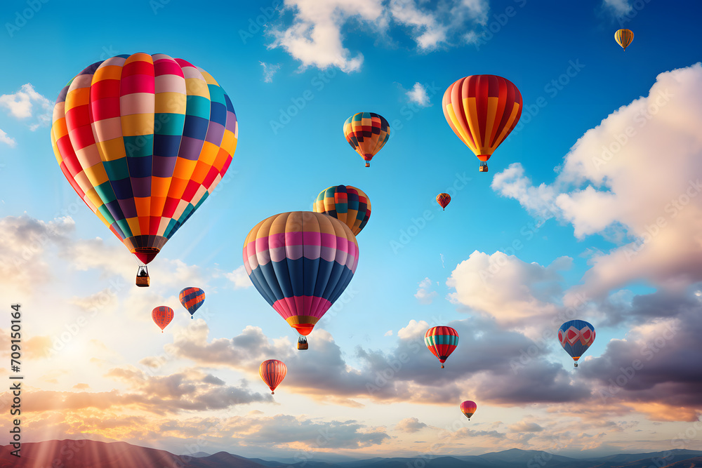 : Festival of Hot Air Balloons in Flight : Festival of Hot Air Balloons in Flight