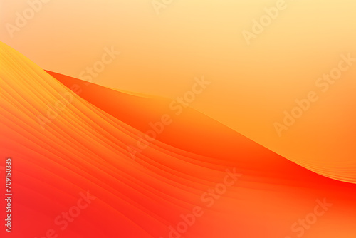 Orange Color Abstract Wave Background