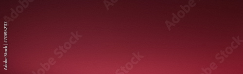 Abstract bordeaux red mat wall texture background. Elegant background with space for design copy space. Gradient. Web banner. Wide panoramic photo