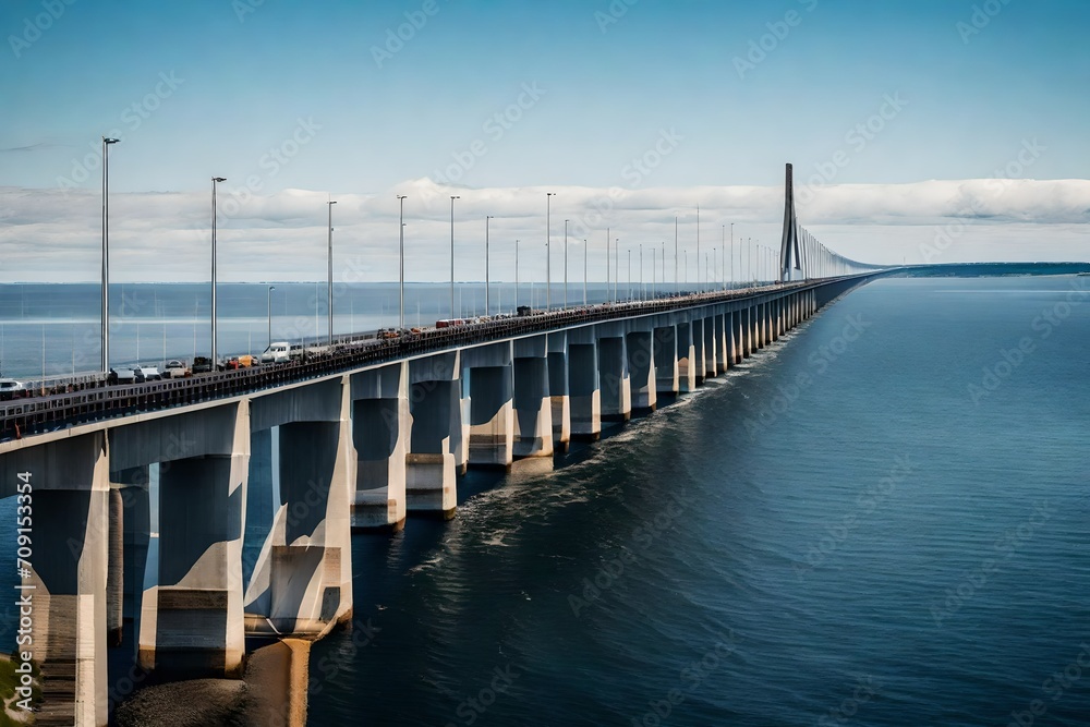 Obraz premium bridge over the river