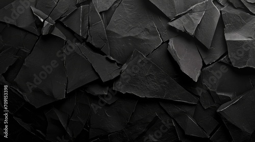 Black wallpaper , hyperrealistic - generative ai photo