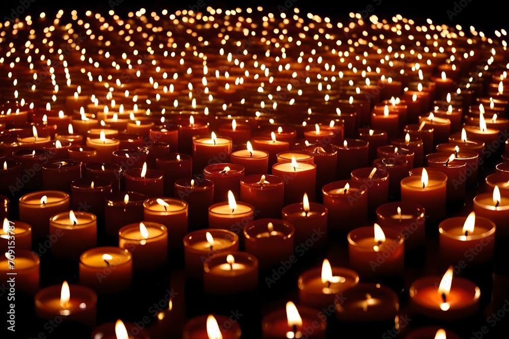 burning candles in church burning candles in church