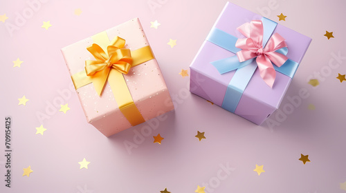 Christmas gift box, birthday, anniversary, Valentine's Day and wedding gift box © ma