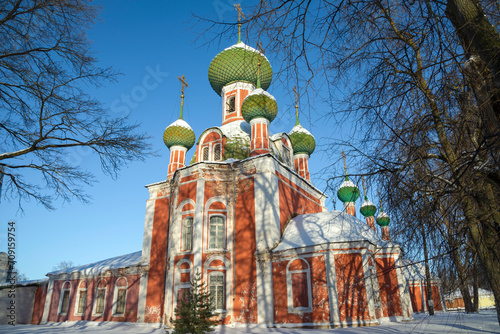 The Ancient Cathedral of the Presentation of the Vladimir Icon of the Mother of God (Vladimirsky). Pereslavl-Zalessky, Golden ring of Russia photo