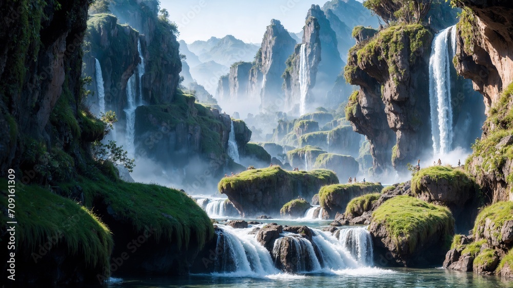 Naklejka premium Amazing scenic landscapes vol 3