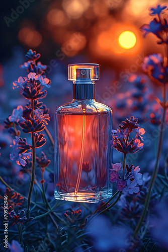 A beautiful product background for a perfume mockup 