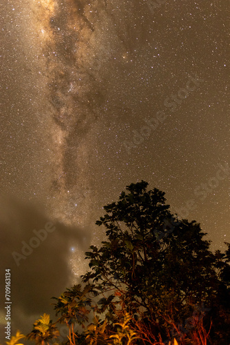 Milky way in Raivavae, French Polynesia photo