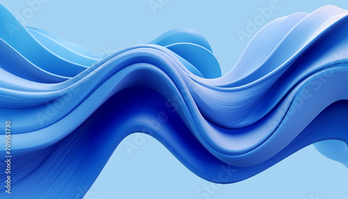 Abstract blue waves wallpaper