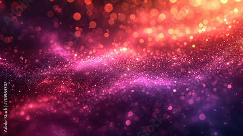 Abstract pink powder bokeh background overlay