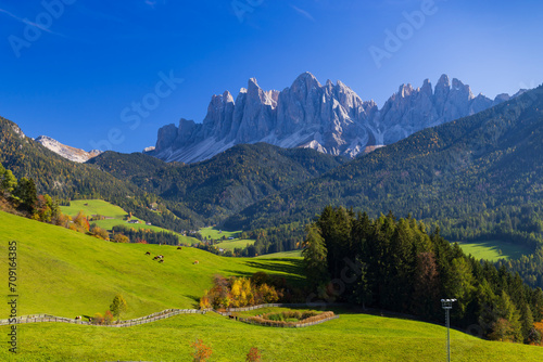 Peitlerkofel Mountain  Dolomiti near San Martin De Tor  South Tyrol  Italy