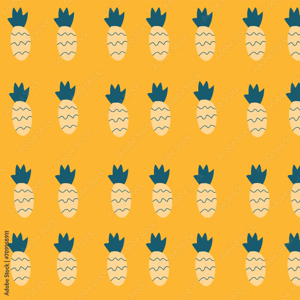 pineaple background vector illustration design