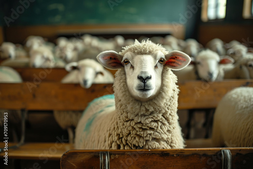 sheeps in class