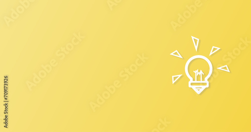 lamp idea with yellow background