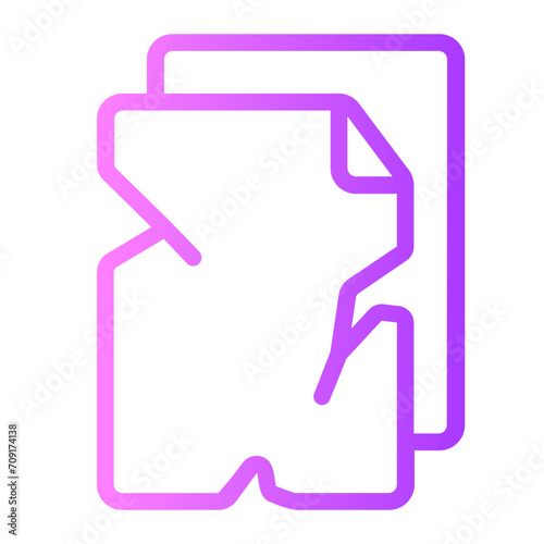 broke gradient icon