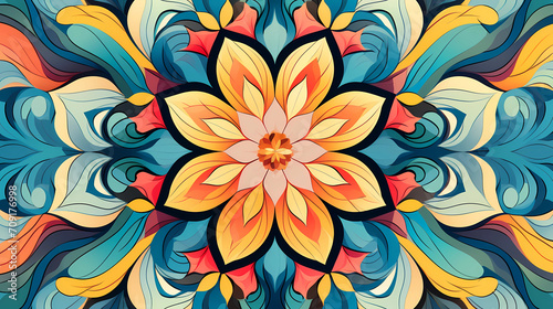 Mesmerizing Pattern in a Symphony of Colors