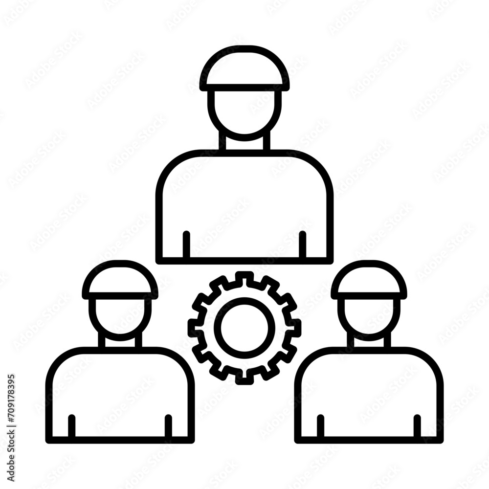 Obraz premium Management Icon Design