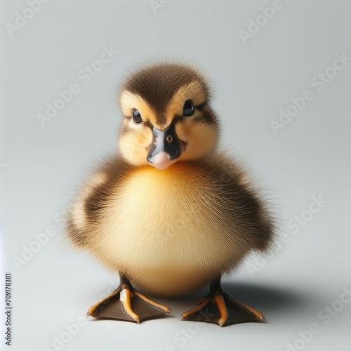 duck isolated on white 